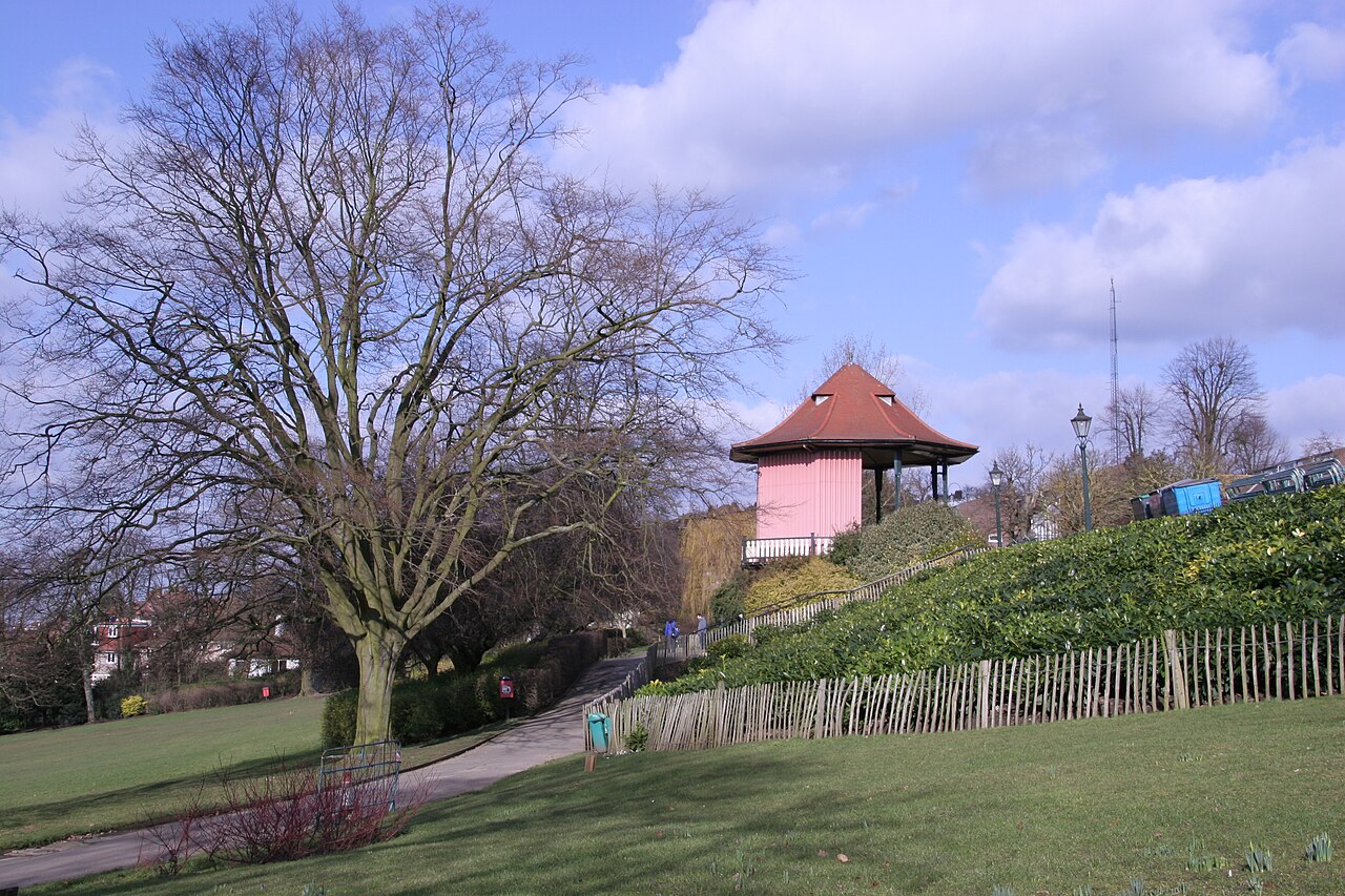 The bandstand in the Horniman Museum Gardens, Forest Hill